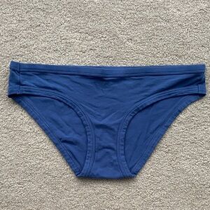 Aerie, real good, super chill blue bikini underwear in size large.